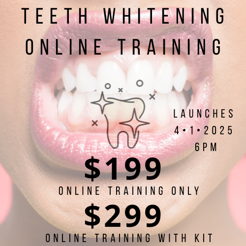Teeth whitening online training