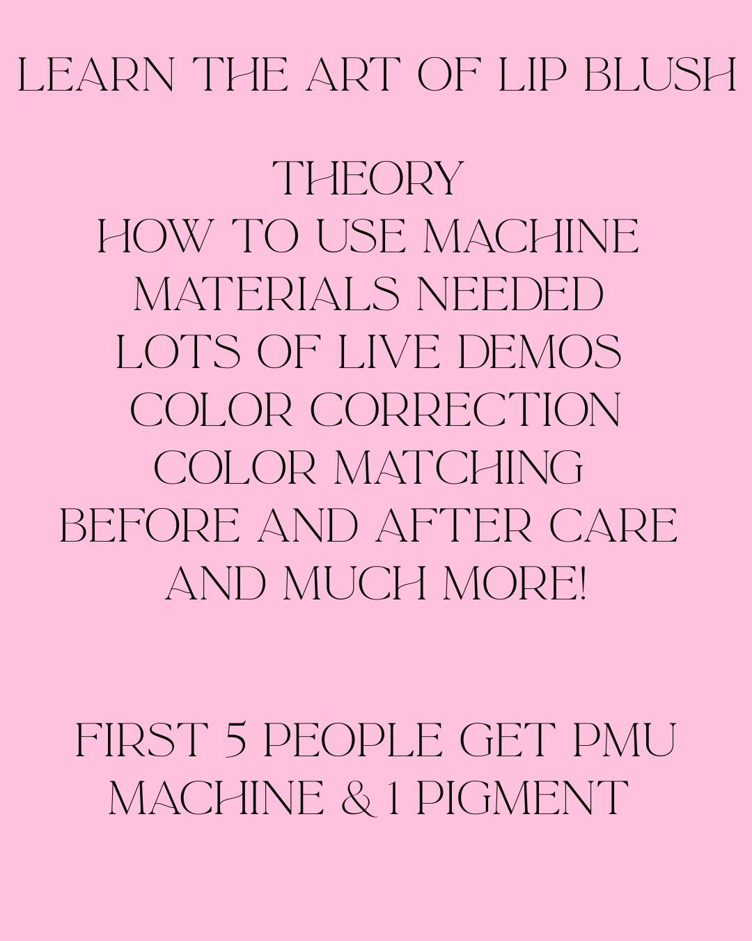 Pre order Lip Blush Online Training(launches Jan 31)