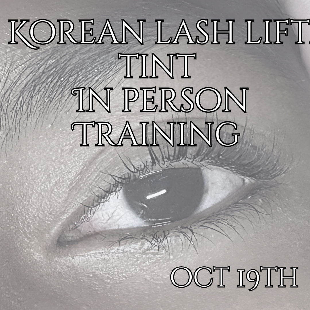 In Person Korean Lash Lift Training(Special Pricing)