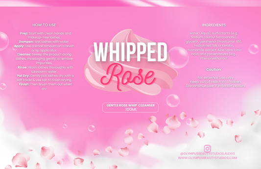 Whipped Rose Lash Cleanser