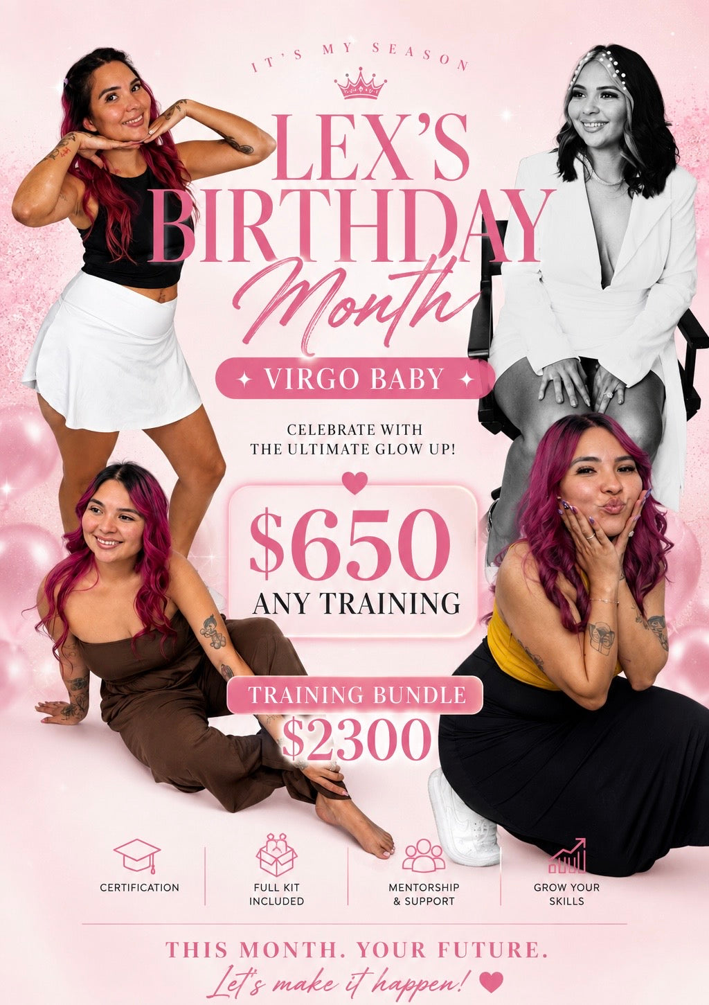 Birthday Special Any Training $650