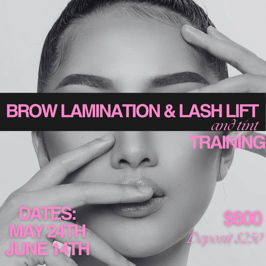 Brow lamination & lash lift & tint training
