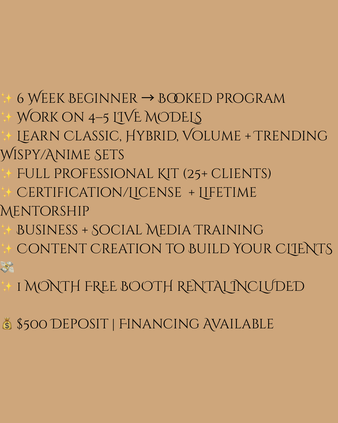 OBS Lash Mastery Program