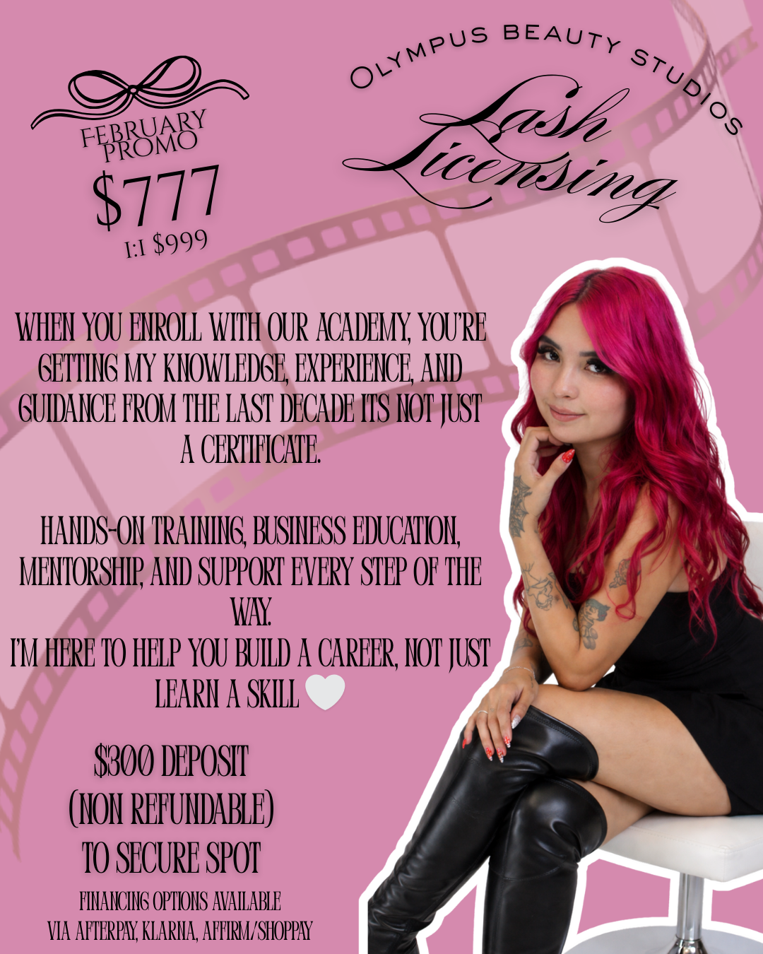 February Promo Lash Licening