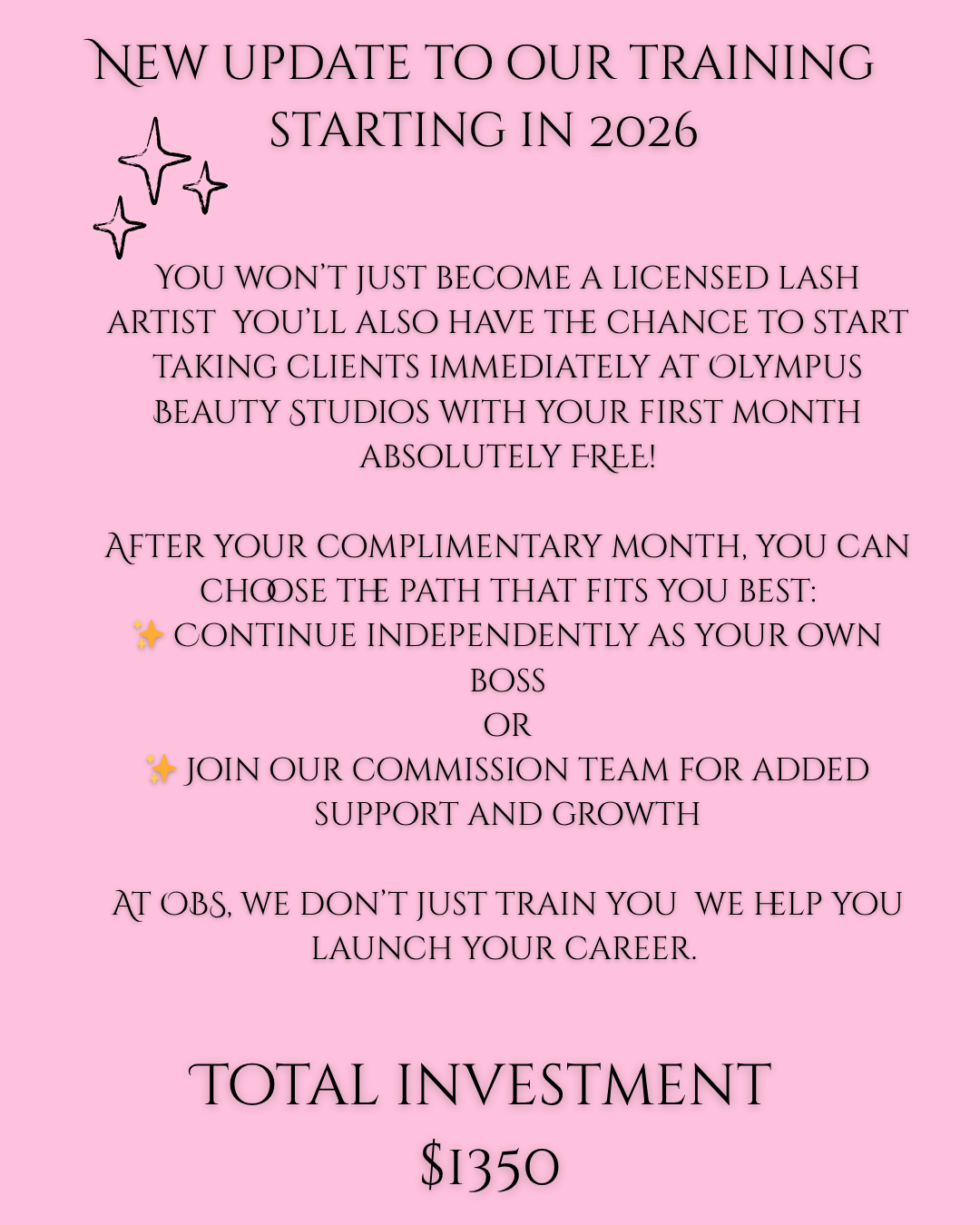 Lash Licensing Beginners Training