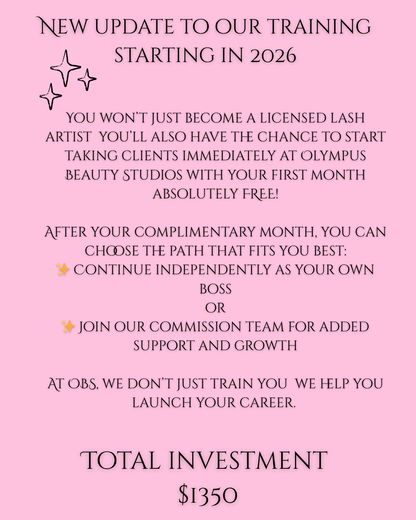 Cyber Monday Lash Licensing Training