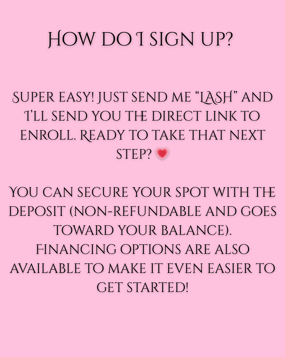 Lash Licensing Beginners Training