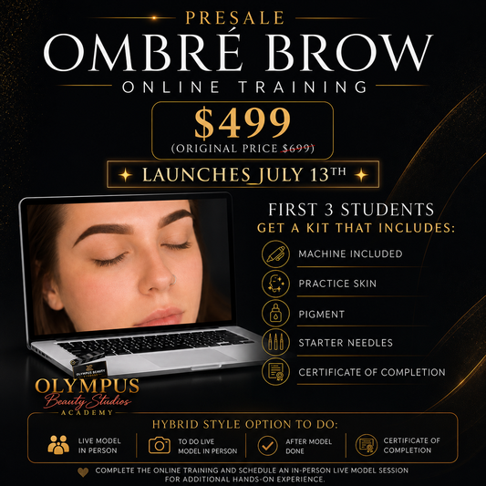 PRE SALE OMBRÉ POWDER BROW TRAINING(HYBRID STYLE) LAUNCHES 7/13