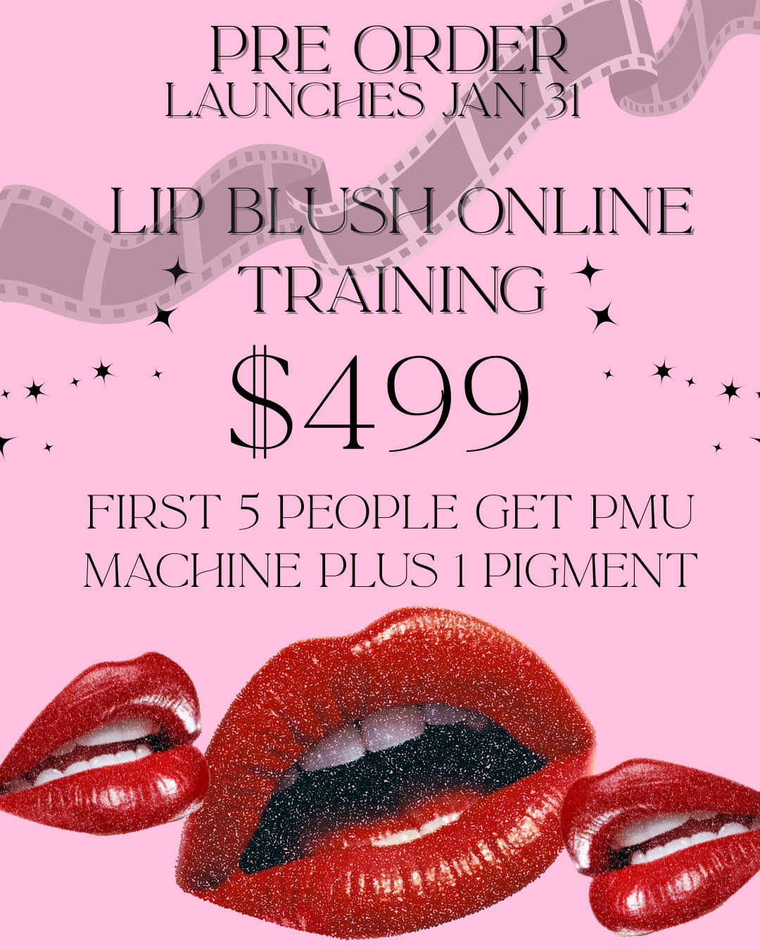 Pre order Lip Blush Online Training(launches Jan 31)