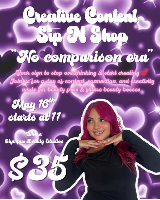Creative Content Sip N Shop “No comparison era”
