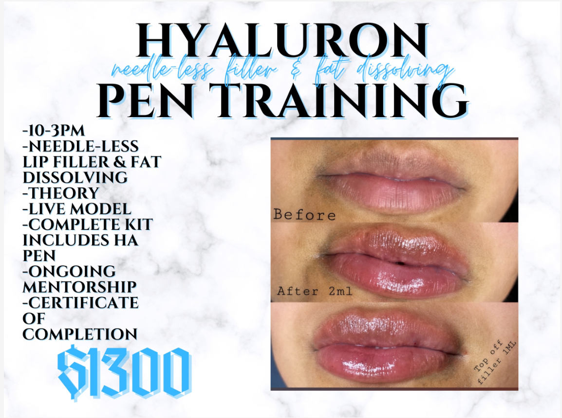 (HA Pen)Needle-less Lip Filler & Fat Disolve Training