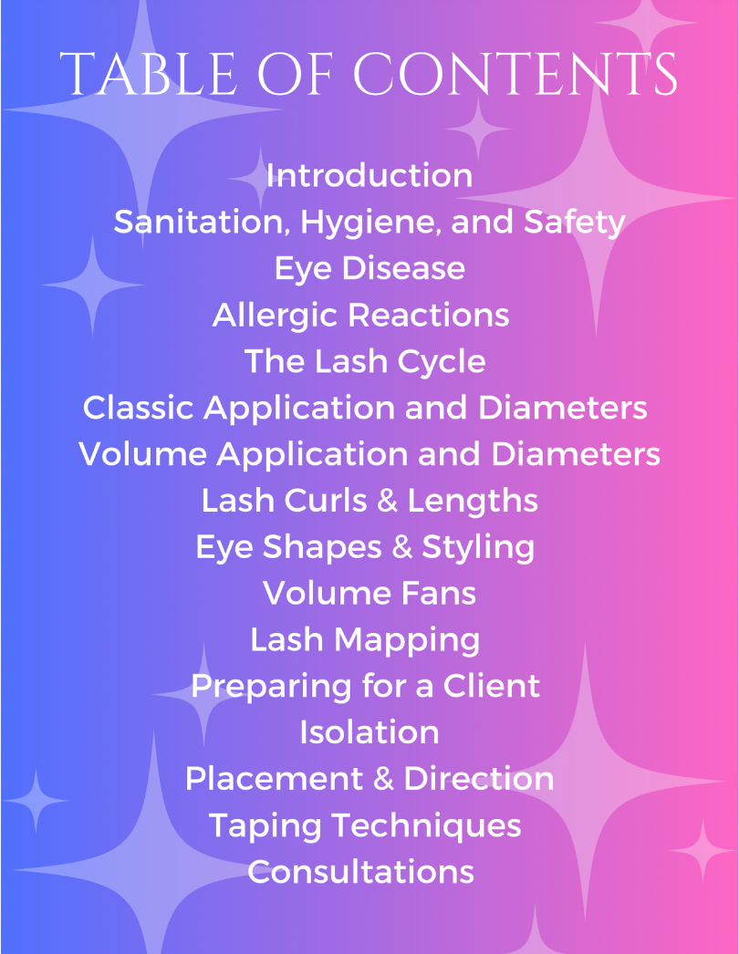 DFY LASH MANUAL/BEGINNERS BIBLE